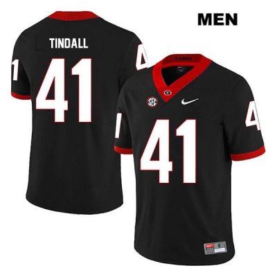 Men's Georgia Bulldogs NCAA #41 Channing Tindall Nike Stitched Black Legend Authentic College Football Jersey ZPR3454AP